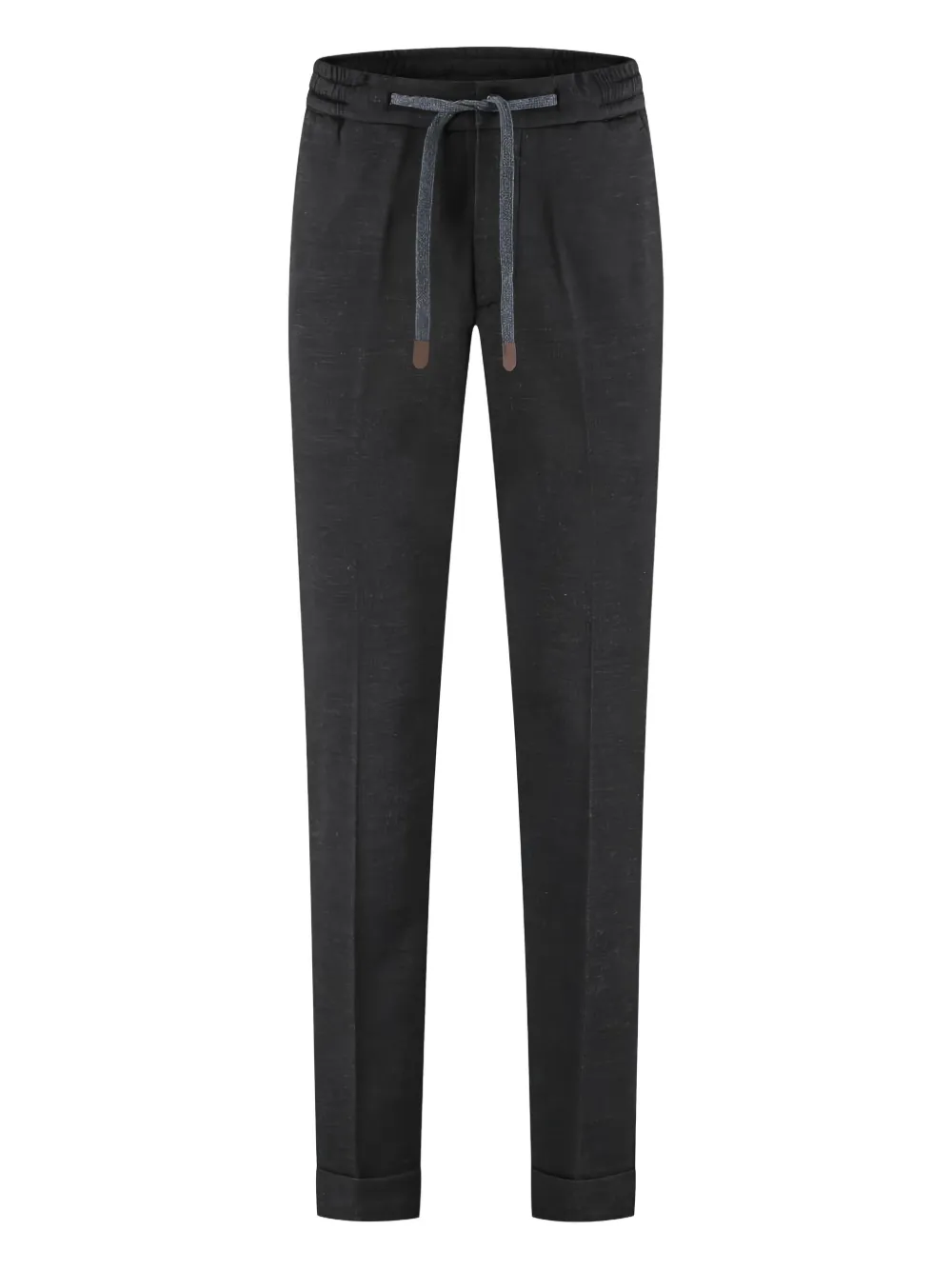 Marco Pescarolo Drawstring-waist Wool Pants In Black