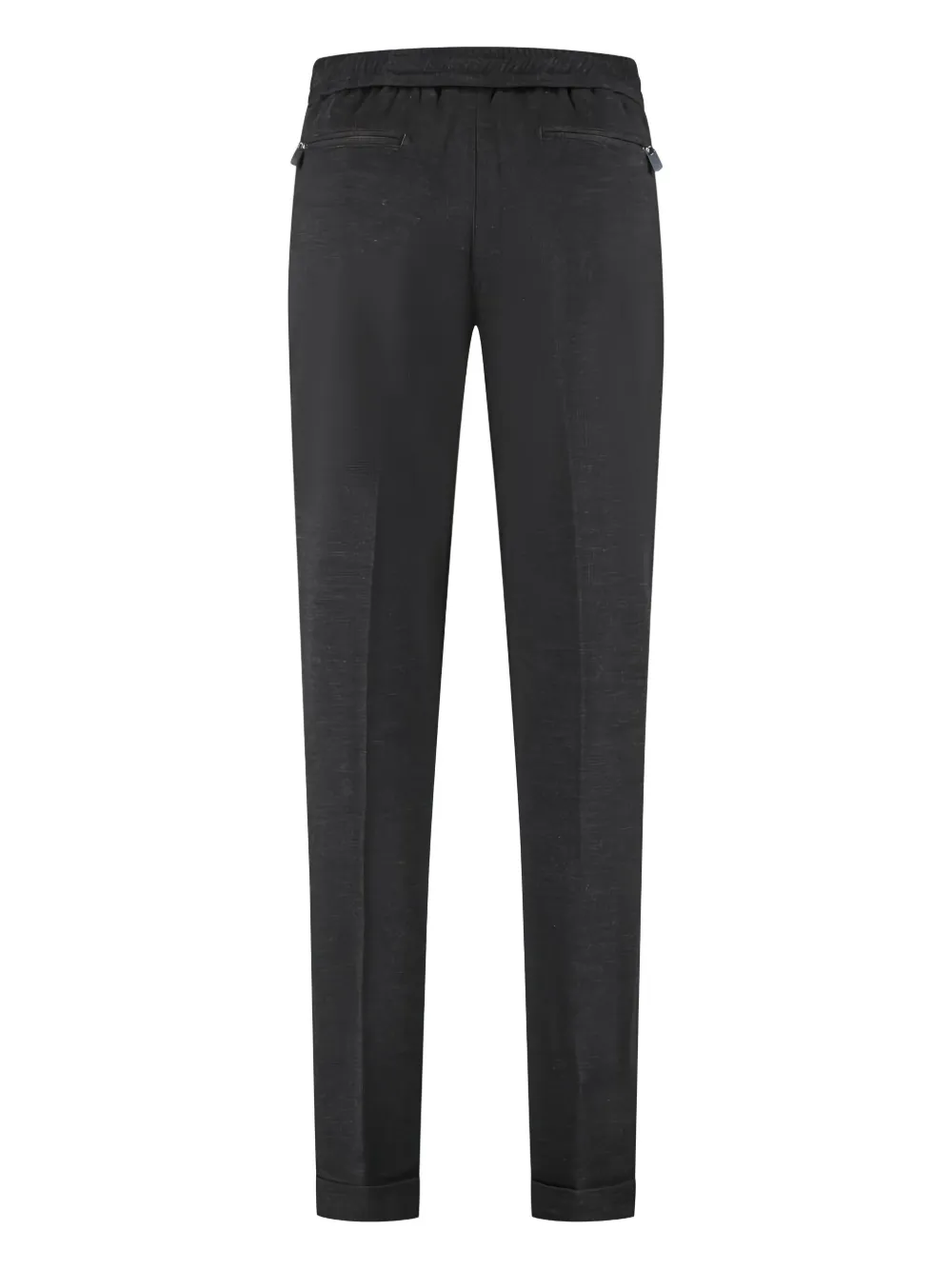 Marco Pescarolo drawstring-waist wool pants - Zwart