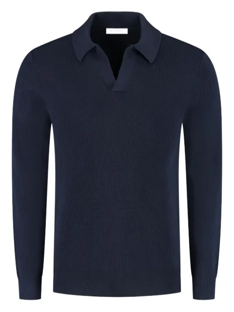 Gran Sasso polo-neck ribbed sweater