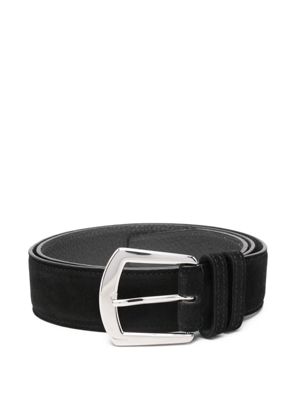 Kiton suede belt | Black | Image 1