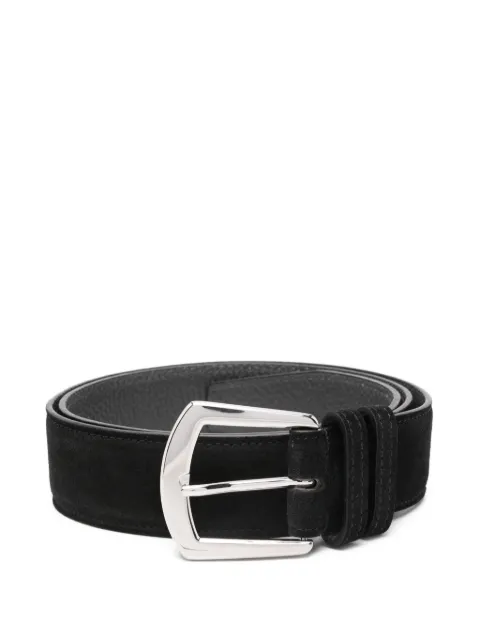 Kiton cinturón de gamuza con hebilla