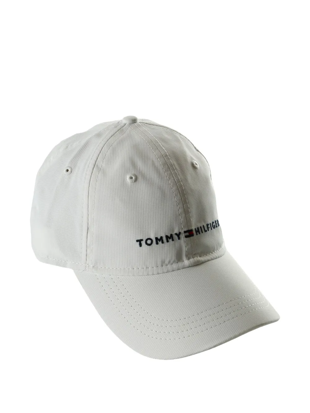 Tommy Hilfiger Logo-embroidered Cap In Gray