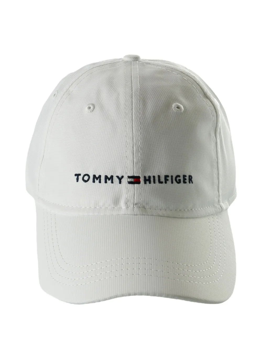 Tommy Hilfiger Logo-embroidered Cap In Gray