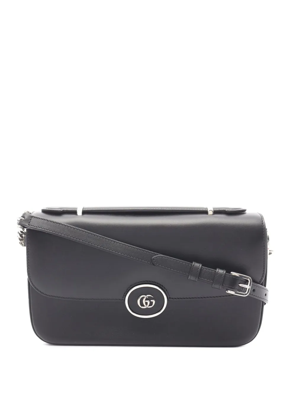 Gucci Pre-Owned 2016-2025 Small Leather Petite GG satchel | Black | Image 1