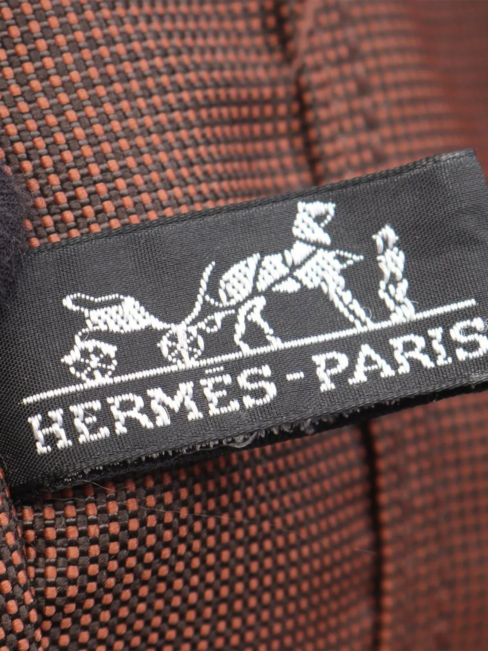 Pre-owned Hermes 1990-2010 Canvas Herline Mm Tote Bag In Brown