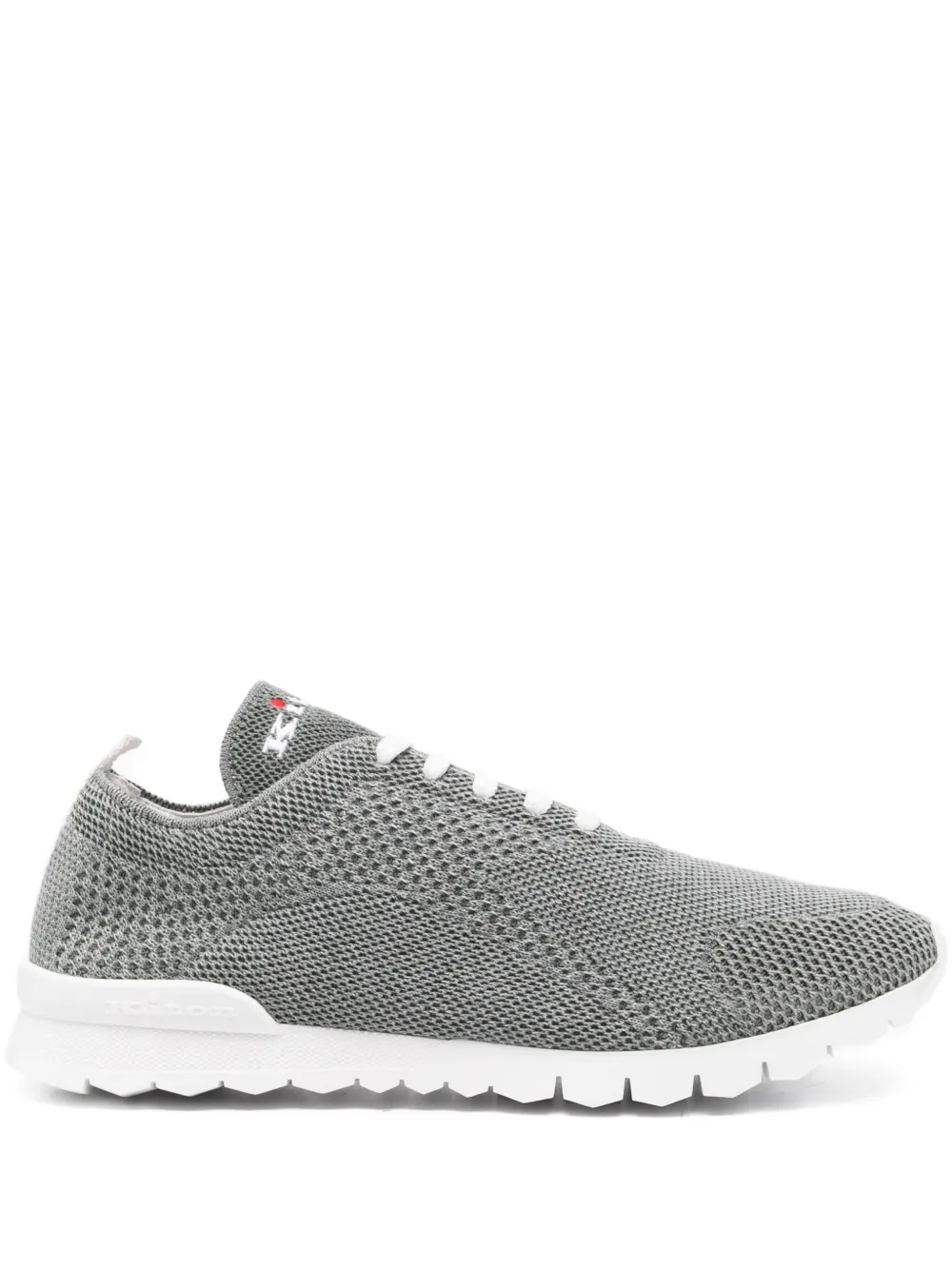 Kiton logo-embroidered sneakers | Grey | Image 1
