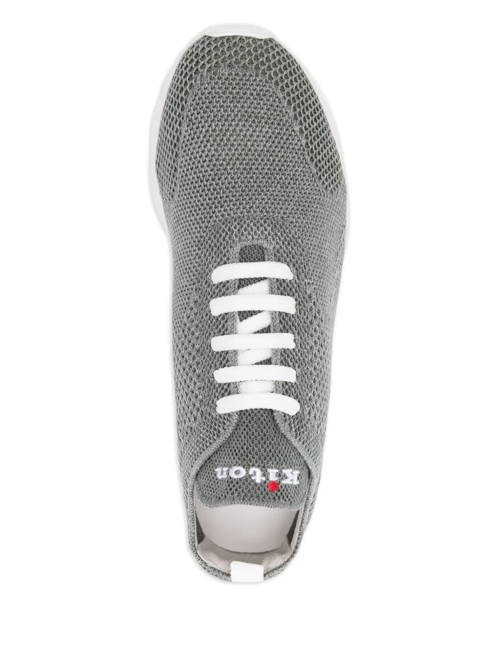 Kiton Sneakers met borduurwerk Grijs