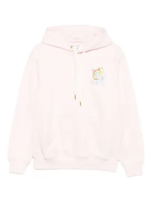 Lanvin ロゴ パーカー | ピンク | FARFETCH JP