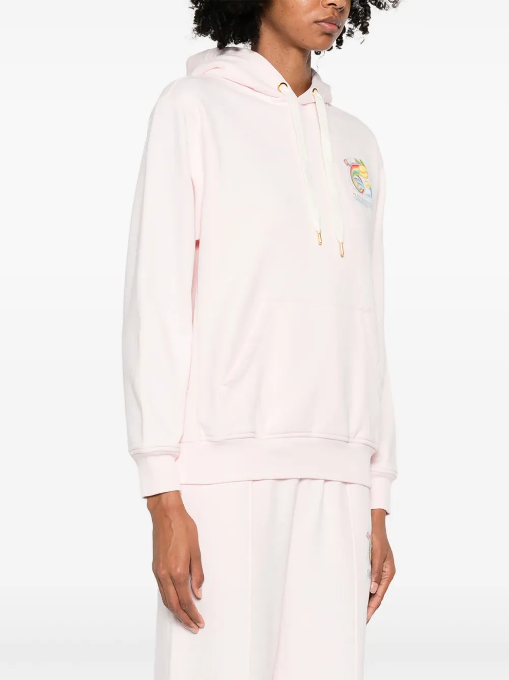 Casablanca Manga Tennis Ball hoodie Roze