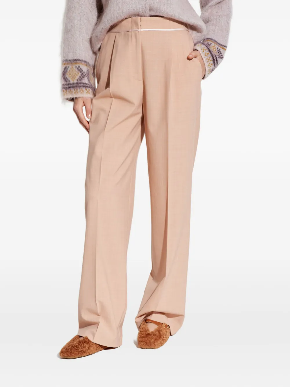 Forte Plooibroek Roze