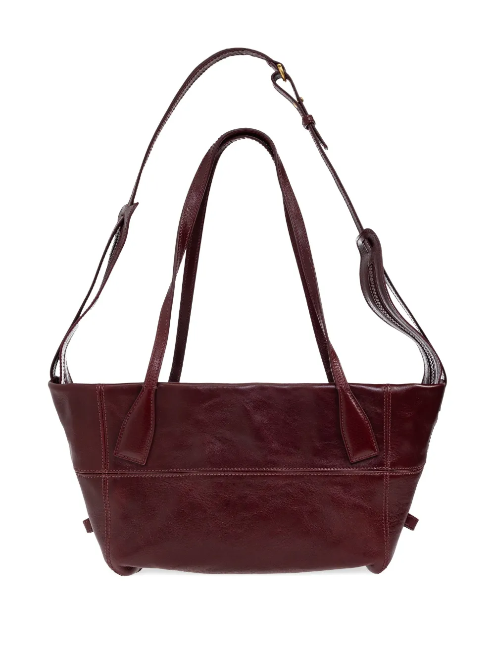 Balmain Leren shopper Rood