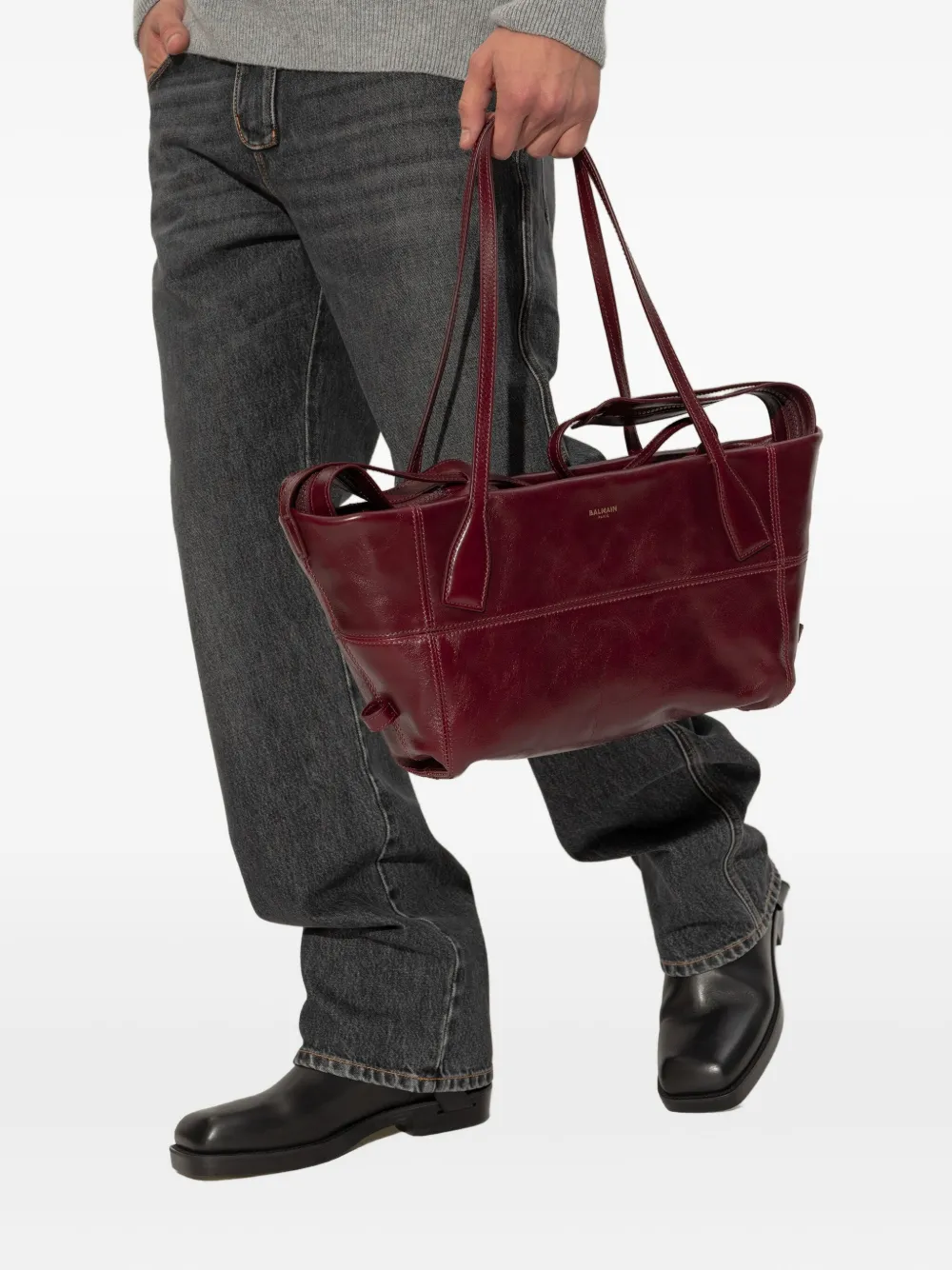 Balmain tote de piel con asas en el tope | Image 2