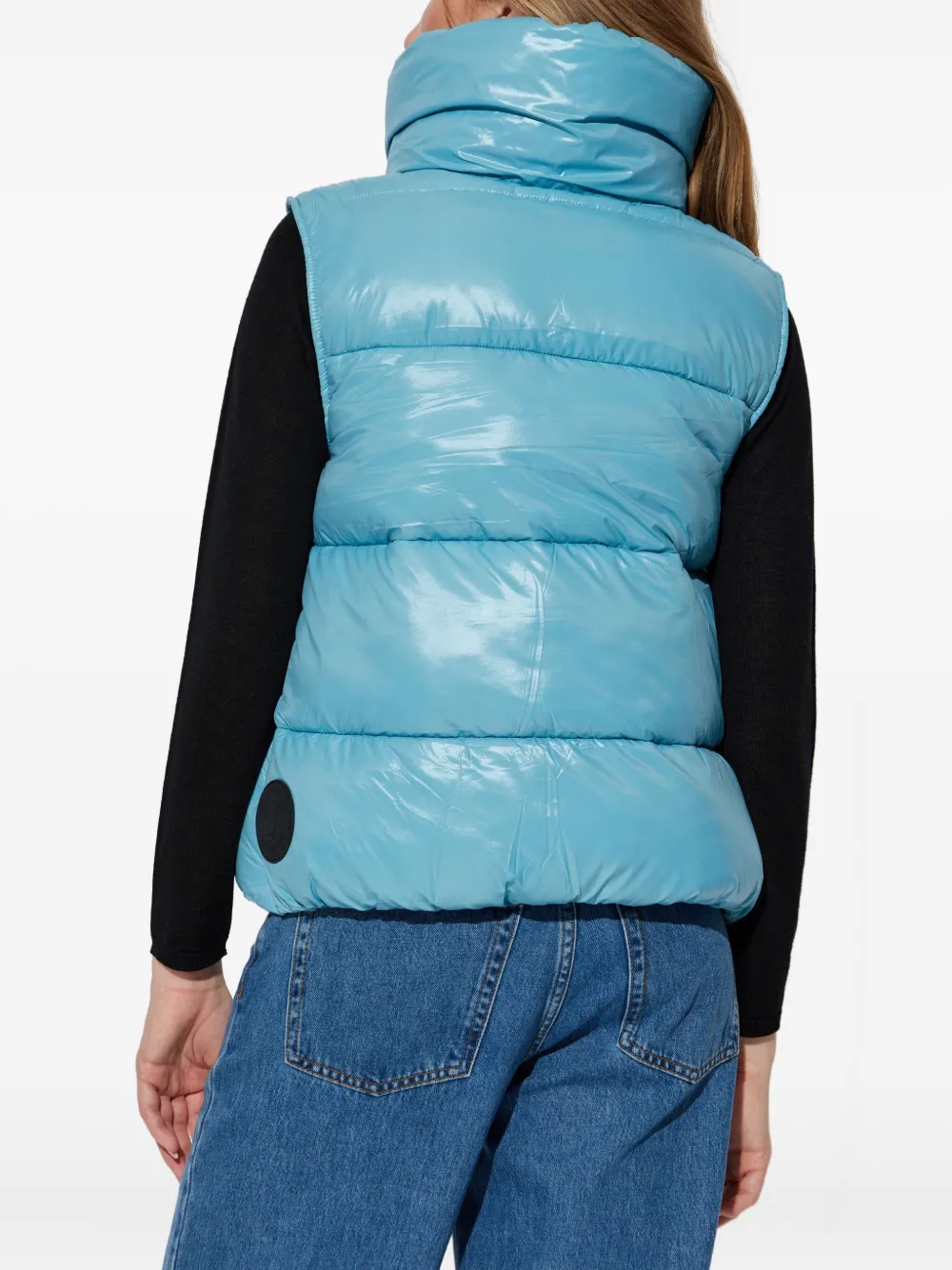 Save The Duck Ama Padded Gilet In Blue