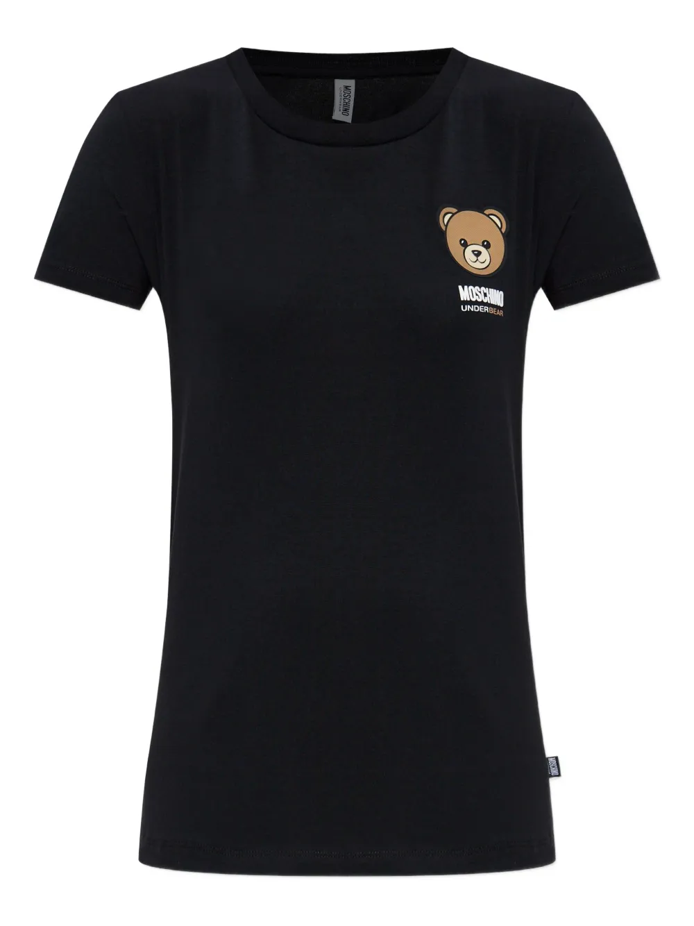 Moschino T-shirt met teddy-logo Zwart