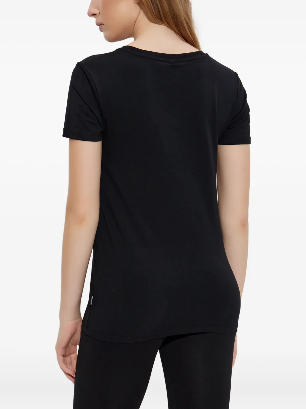 Moschino T-shirt met teddy-logo Zwart