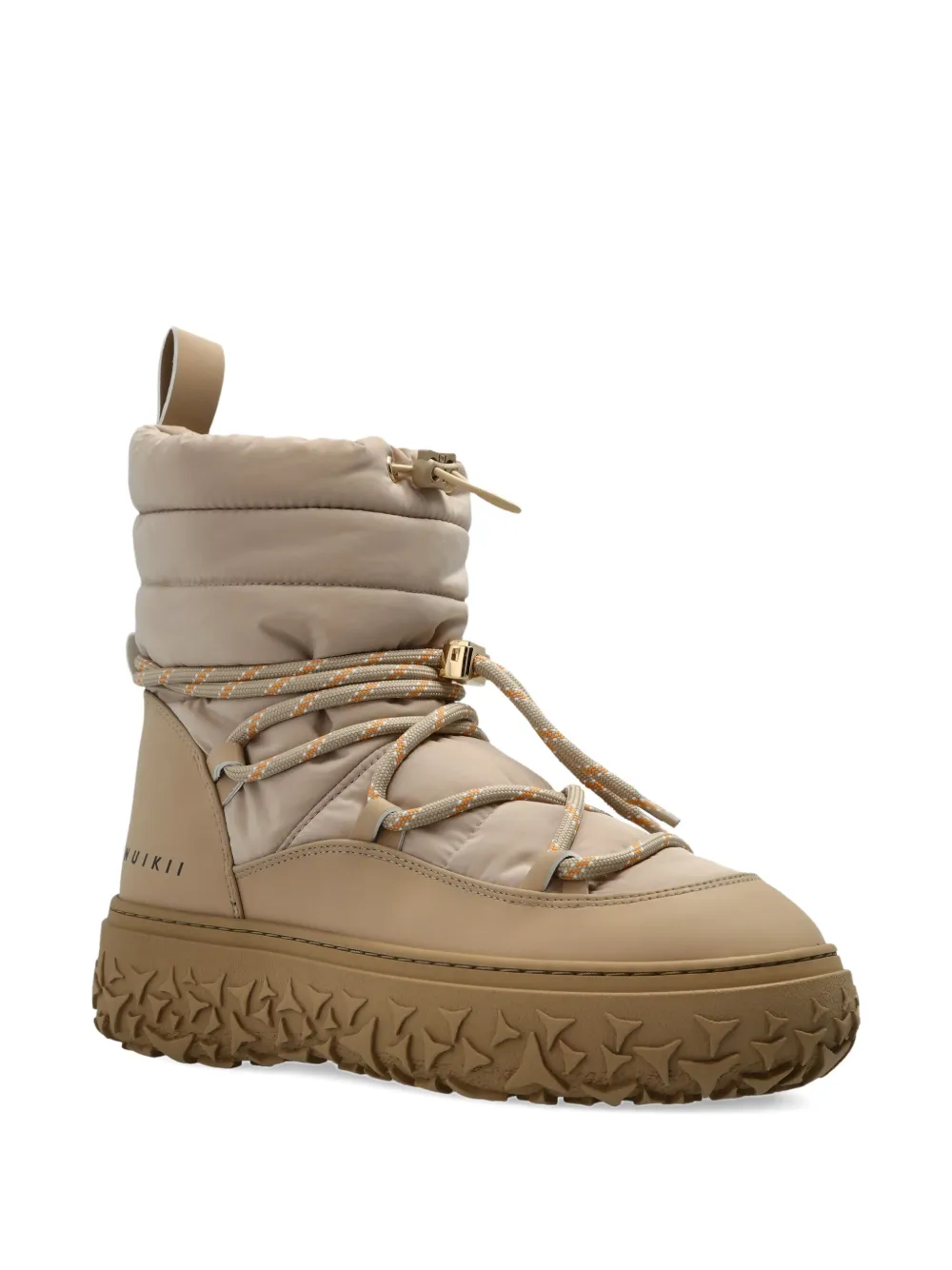 Inuikii Padded Lace-up Boots In Neutral
