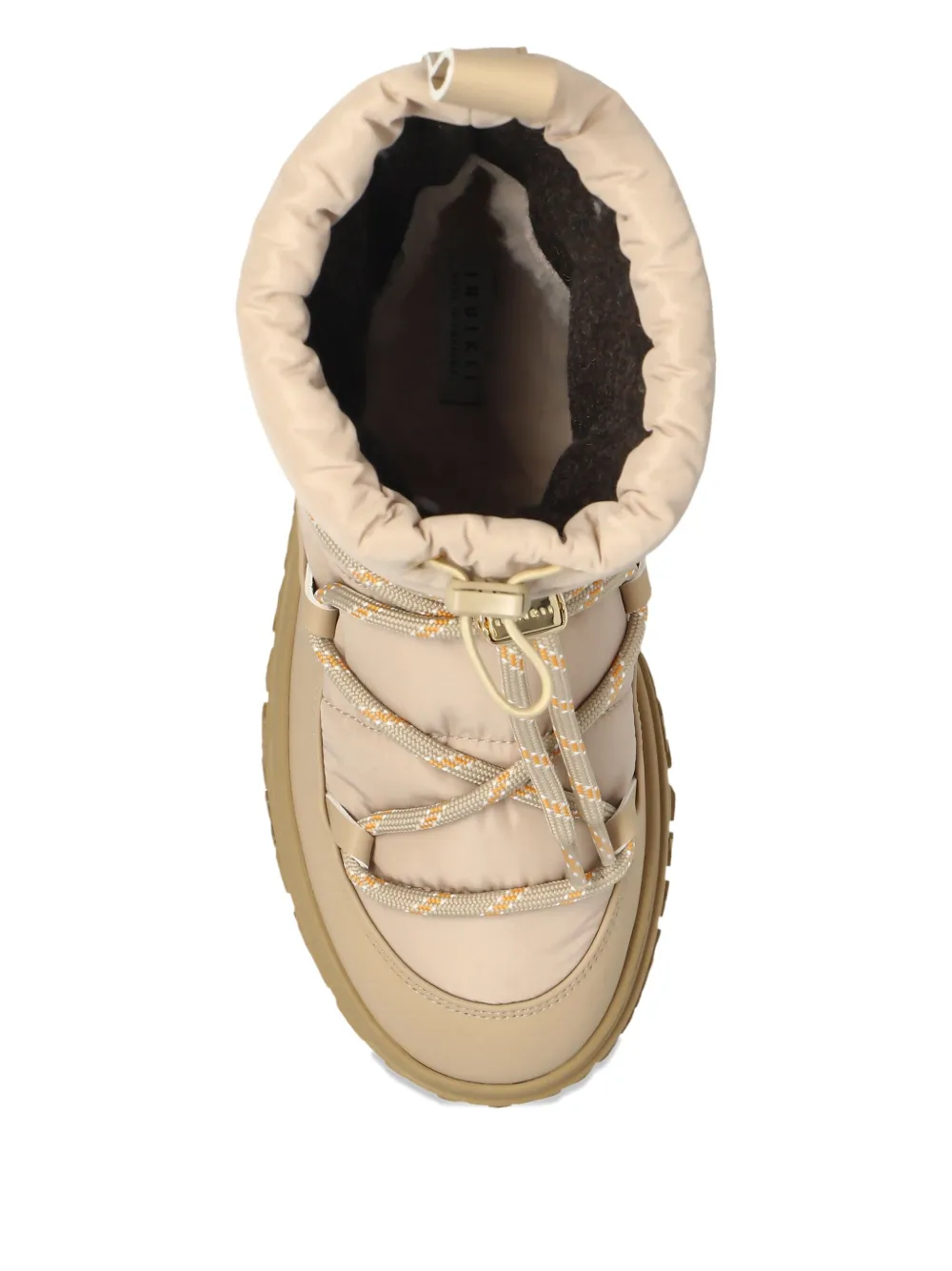Inuikii Padded Lace-up Boots In Neutral