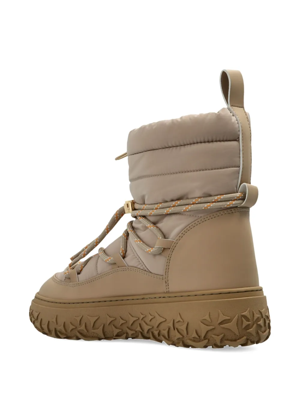 Inuikii Padded Lace-up Boots In Neutral