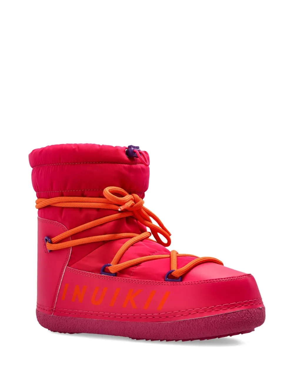 Inuikii Veterlaarzen met logodetail Roze
