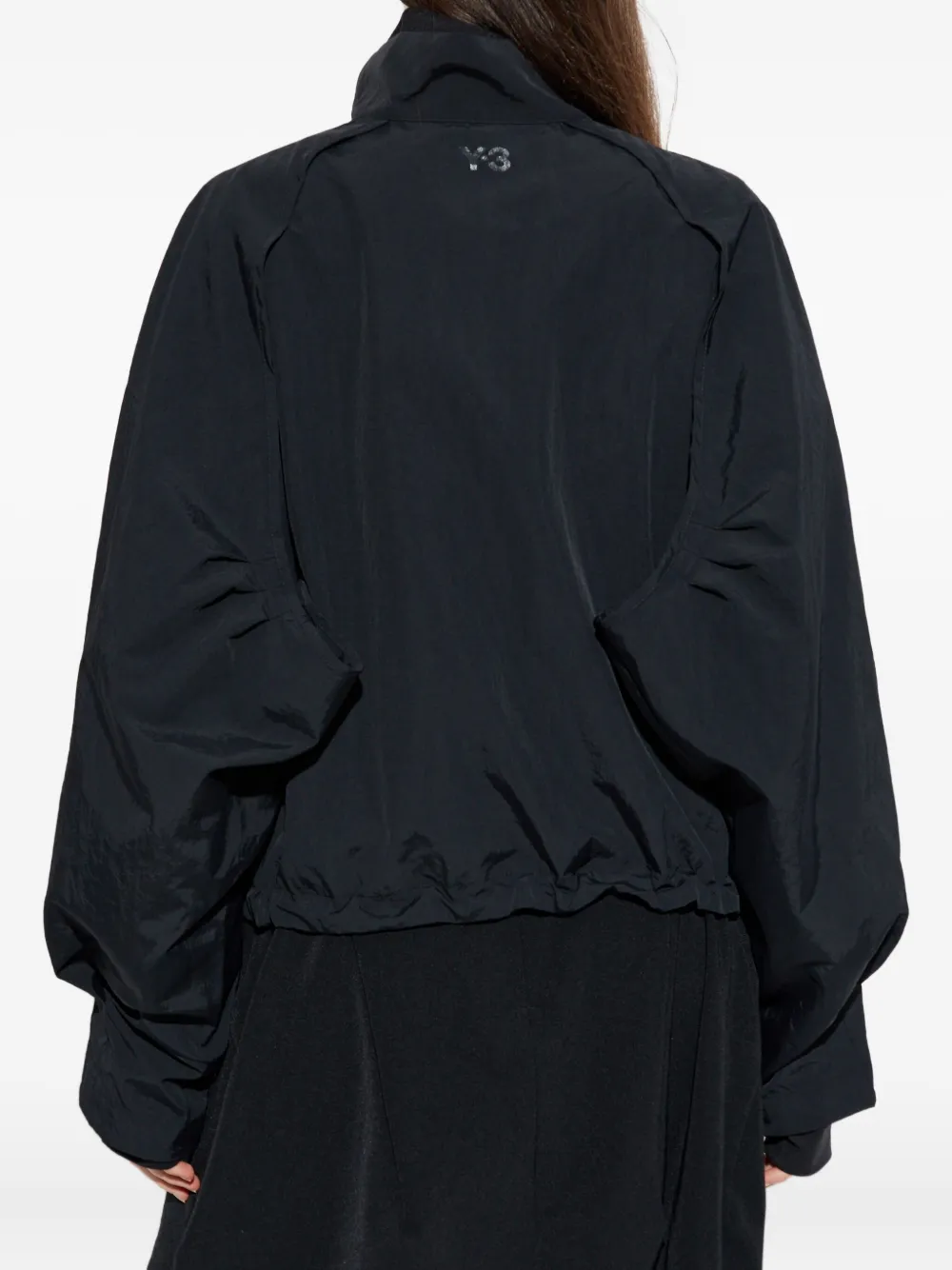 Y-3 Zip-up Bomber Jacket In Black