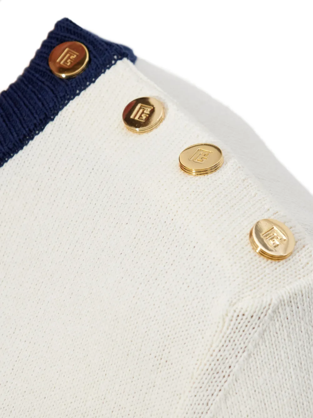 Balmain Gestreepte trui Zwart