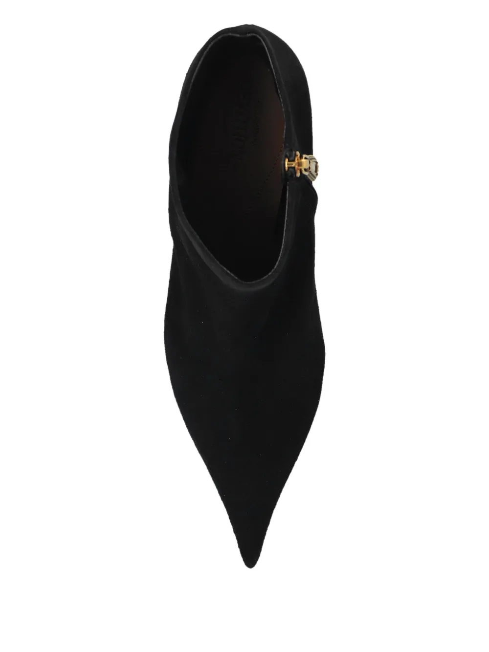 Dolce & Gabbana 80 mm pointed zip boots Zwart