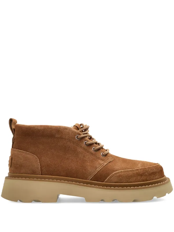 UGG Chukka Lug Suede lace-up Desert Boots Brown FARFETCH PH