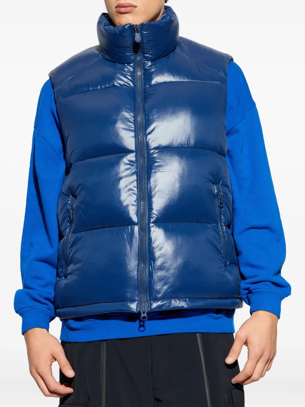 Save The Duck Ailantus Padded Zip-up Jacket In Blue