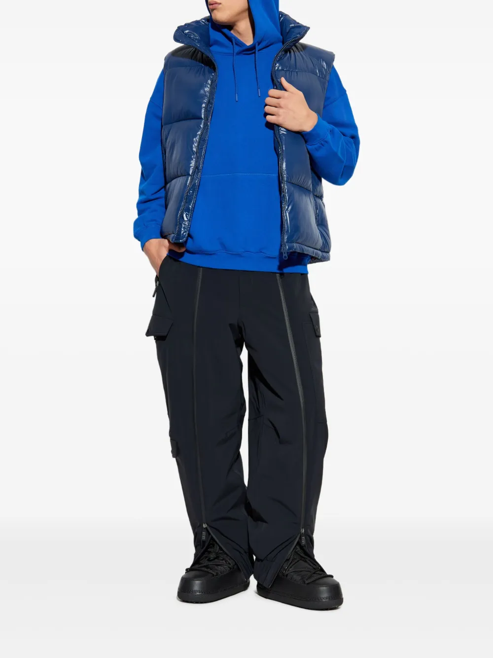 Save The Duck Ailantus Padded Zip-up Jacket In Blue