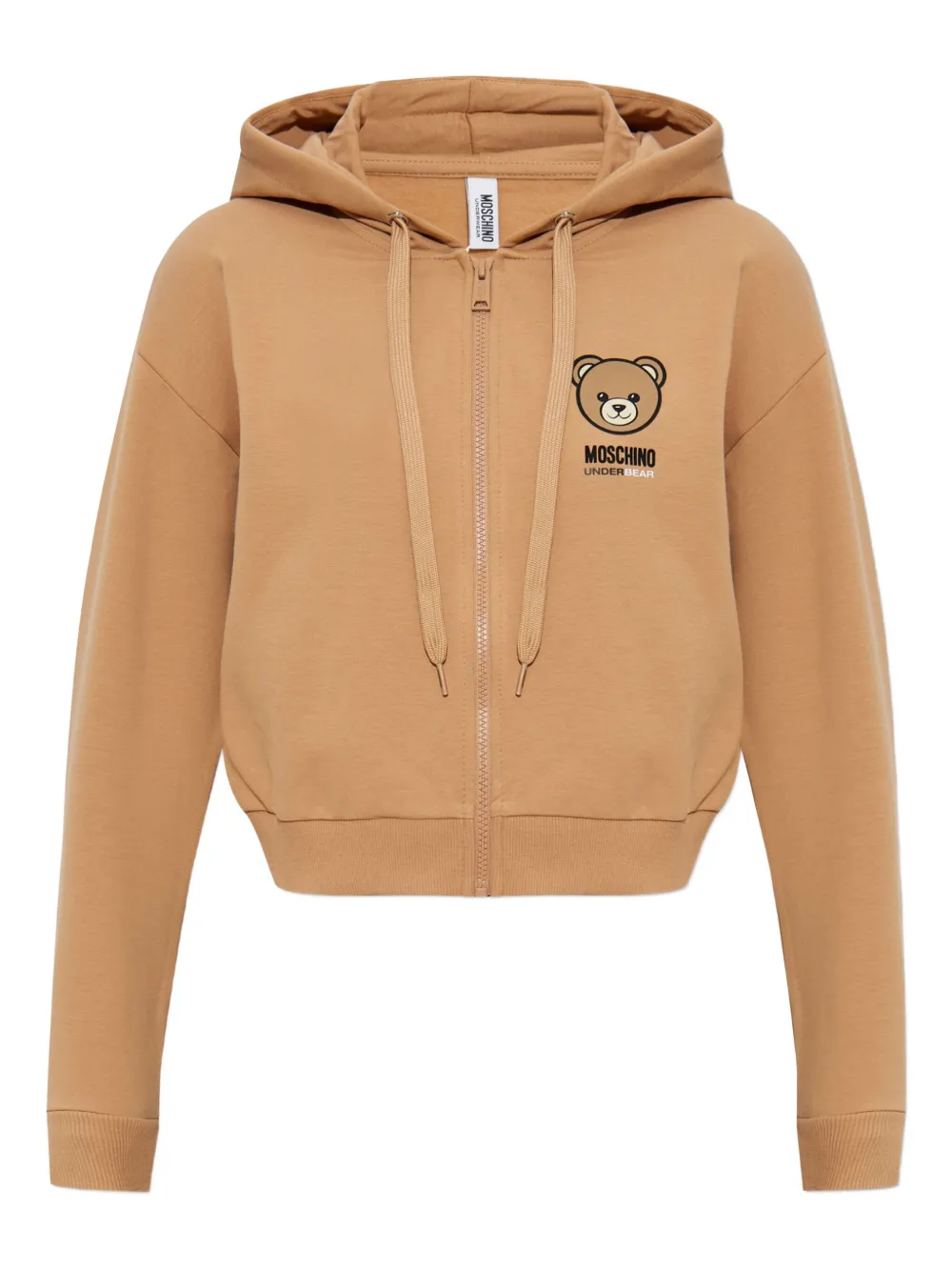Moschino zip-up hoodie | Brown | Image 1
