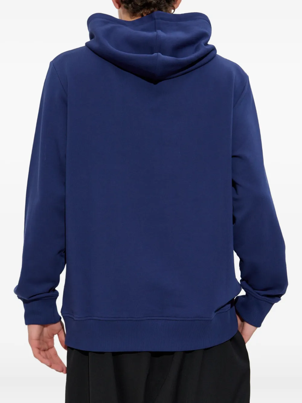 Balmain College Emblem hoodie Blauw