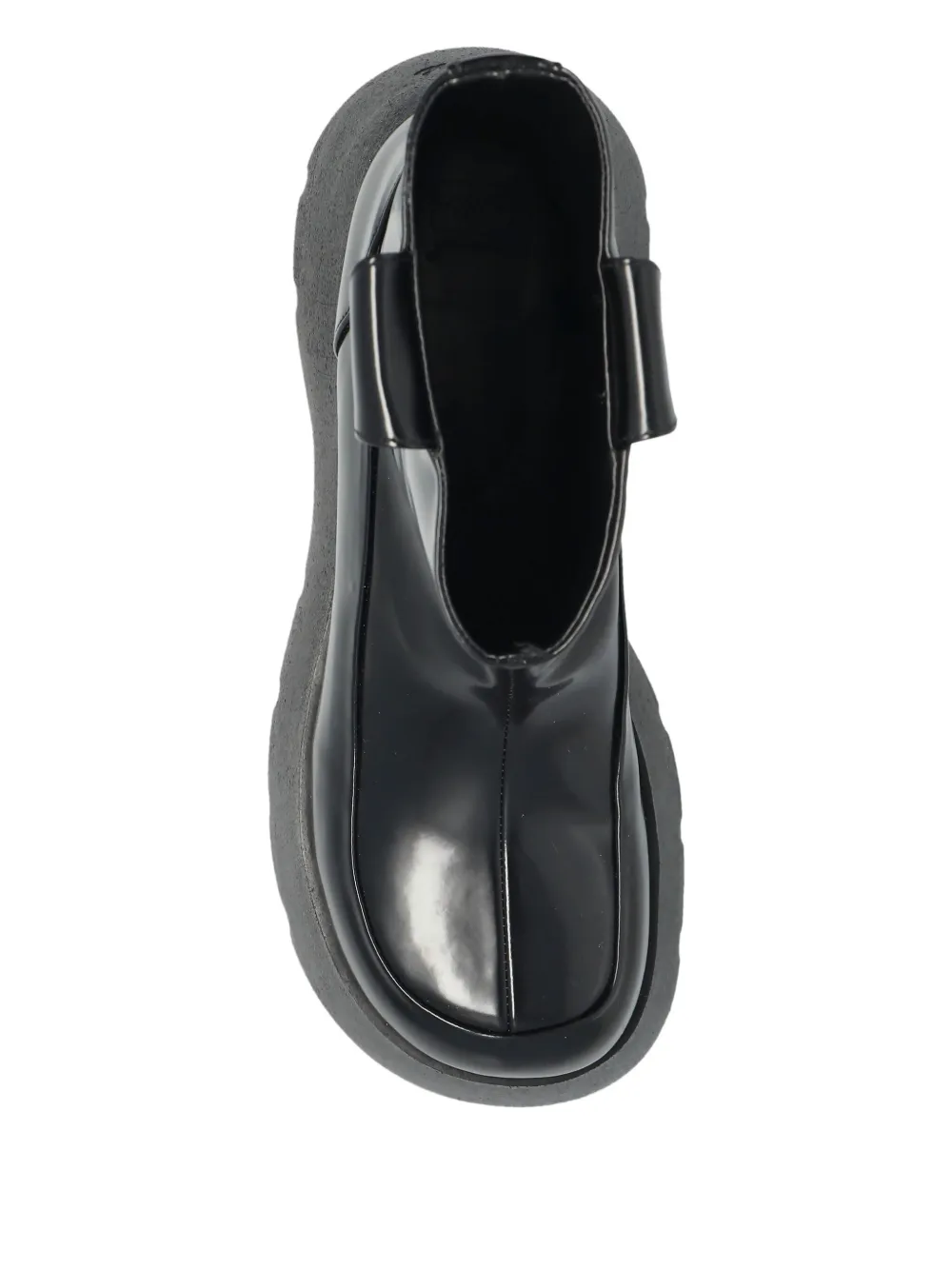 GANNI buckle platform boots Zwart