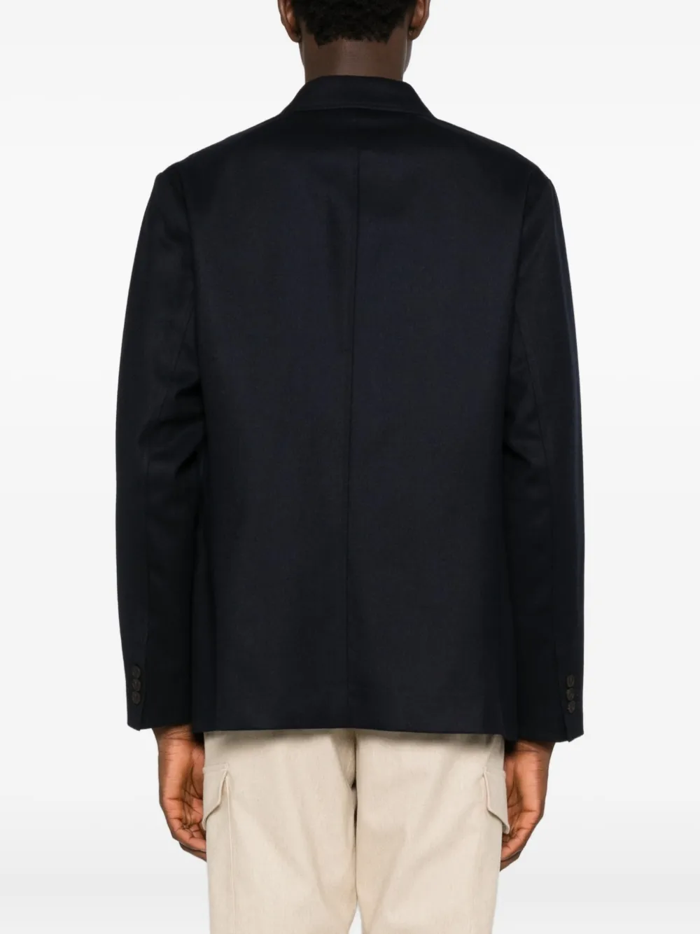 Emporio Armani Blazer met enkele rij knopen Blauw