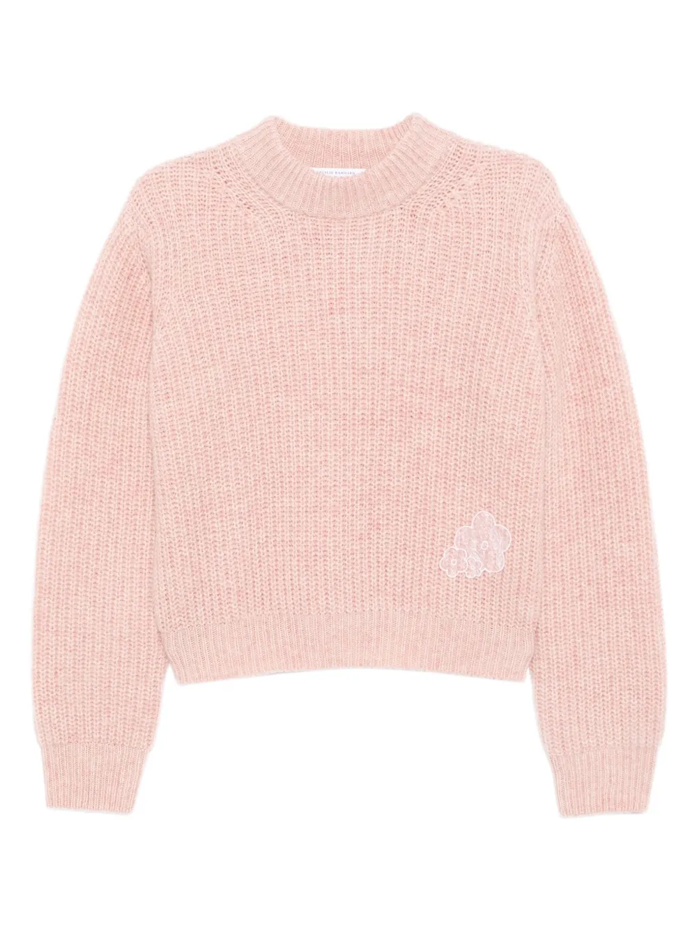 Cecilie Bahnsen Long-sleeved Sweater In Pink