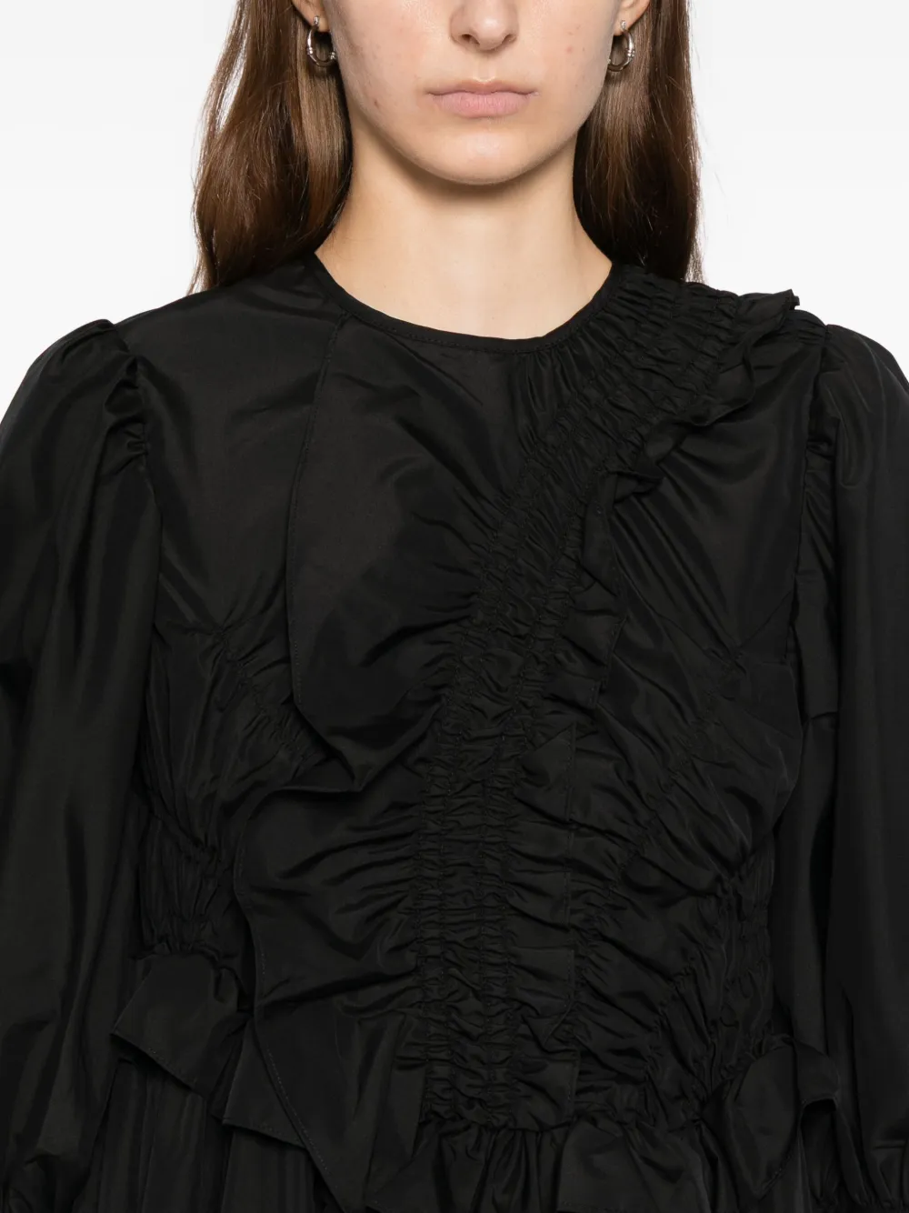 Cecilie Bahnsen Bolia Midi Dress In Black