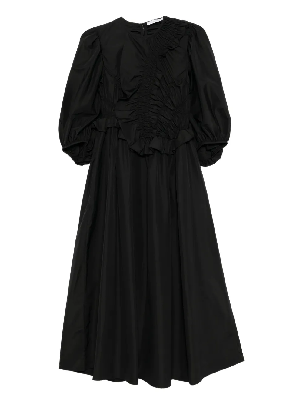 Cecilie Bahnsen vestido midi Bolia | negro | Image 1