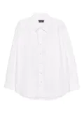 Mastermind Japan logo-embroidered shirt - White