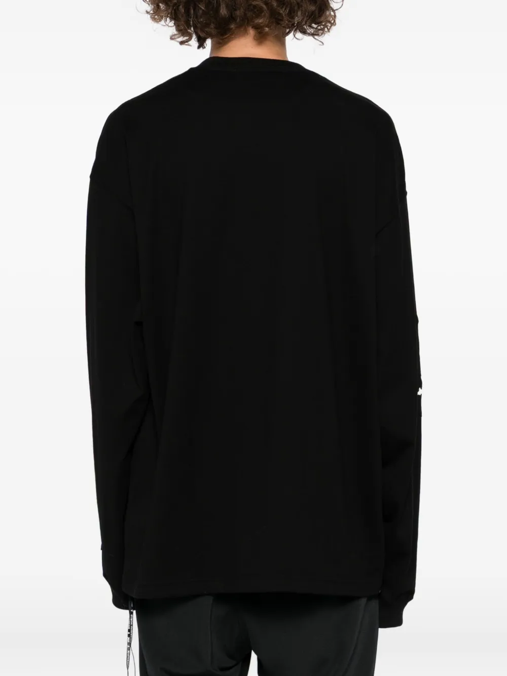 Mastermind Japan Multi-pocket Long-sleeves T-shirt In Black