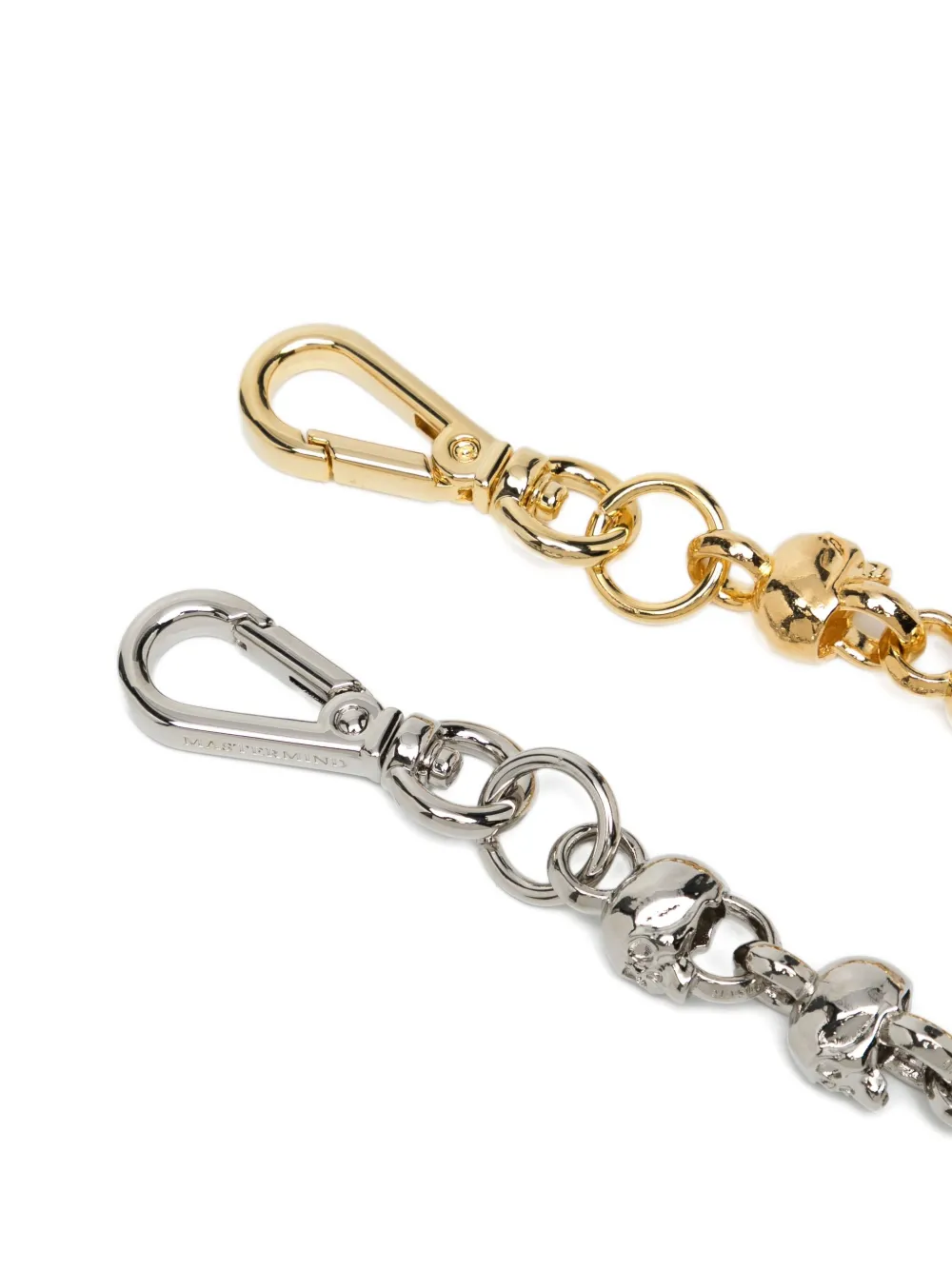Mastermind Japan Chain-link Key Ring In Silver