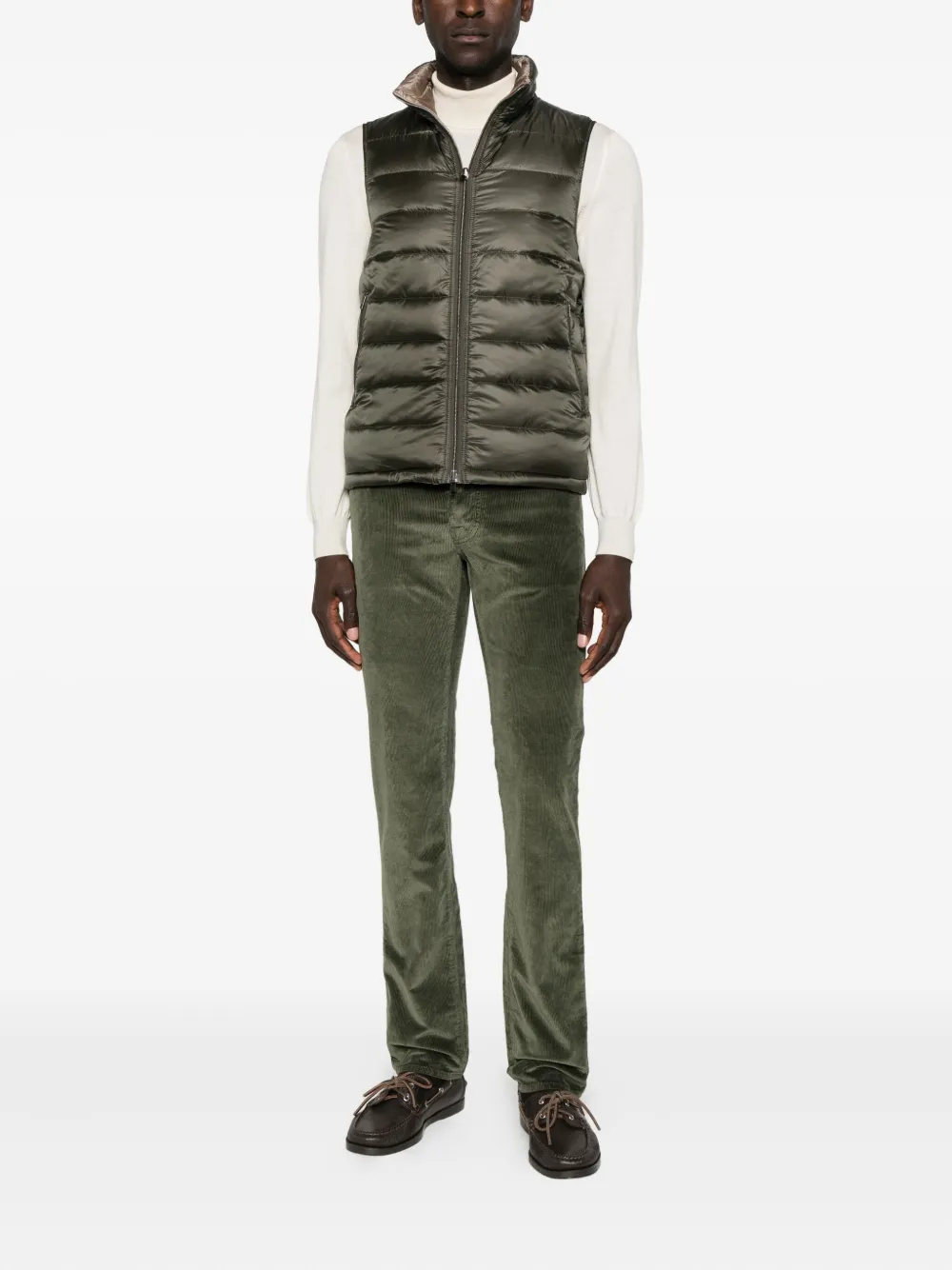 Herno zip-up quilted jacket | Waistcoats & Gilets | Image 2