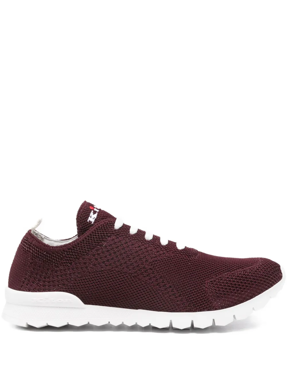 Kiton logo-embroidered sneakers | Red | Image 1