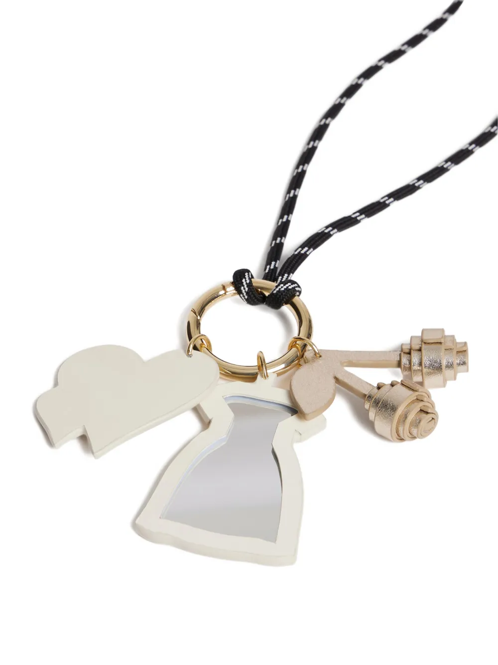 Bonpoint Jayo leren halsketting Wit