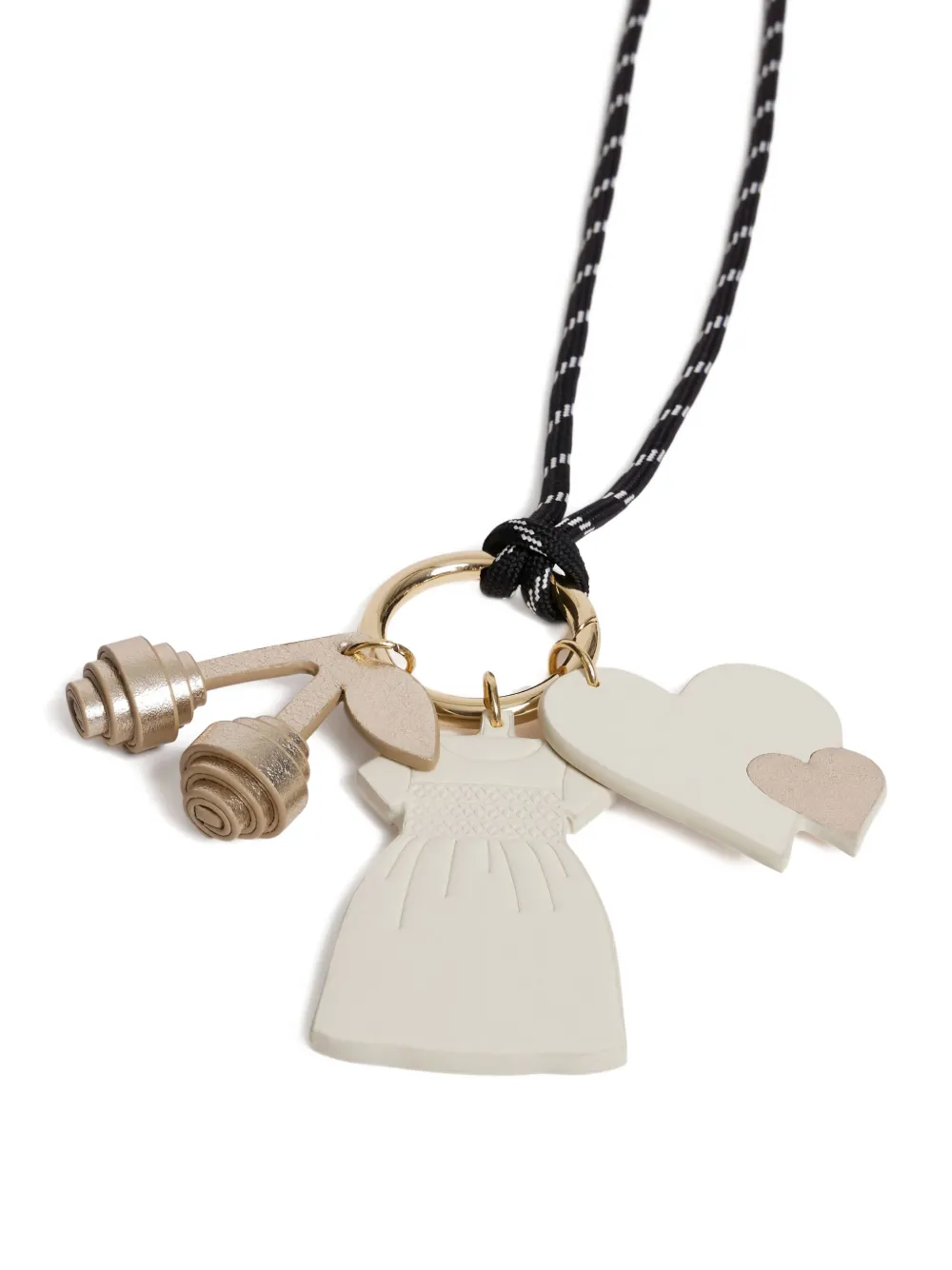 Bonpoint Jayo leren halsketting Wit