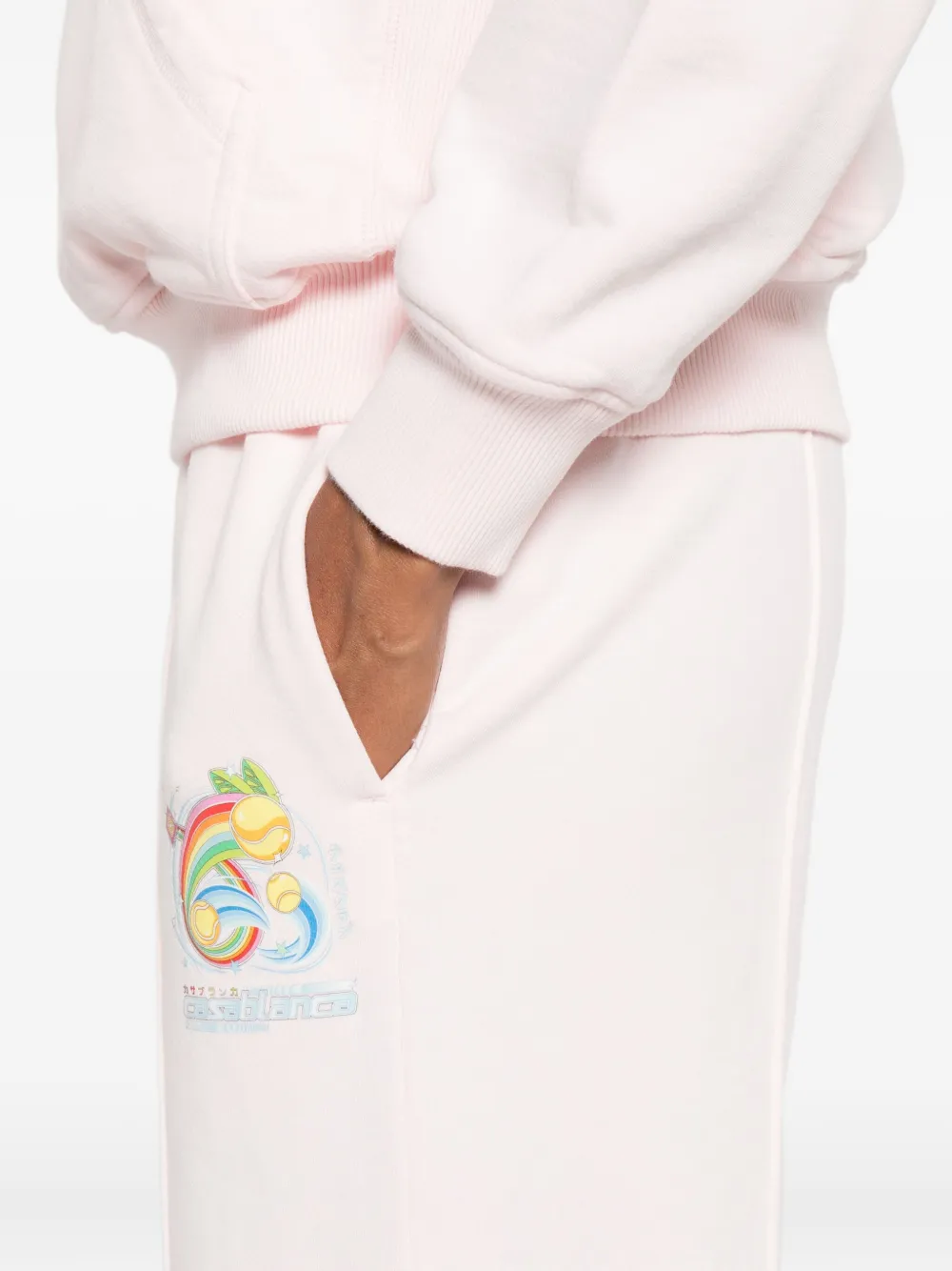 Casablanca Trainingsbroek met logoprint Roze