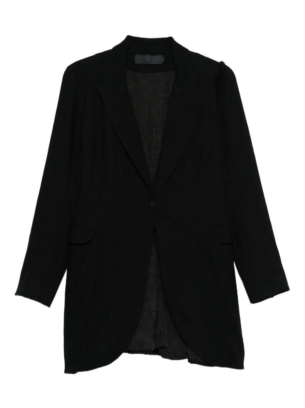 Marc Le Bihan single-breasted fitted jacket - ブラック Marc Le Bihan single-breasted fitted jacket - ブラック