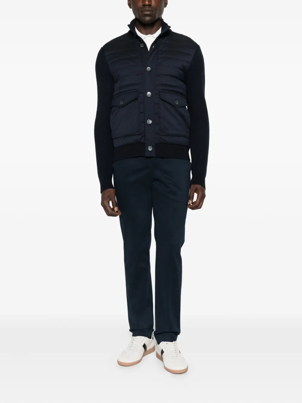 PT Torino cuffed-hem chinos - Blauw