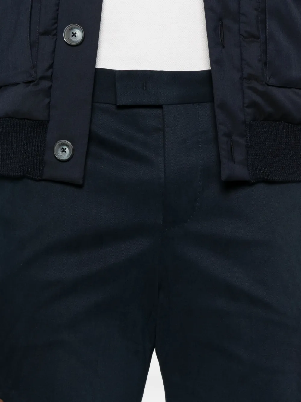 Pt Torino Pleated-cuffed Trousers In Blue