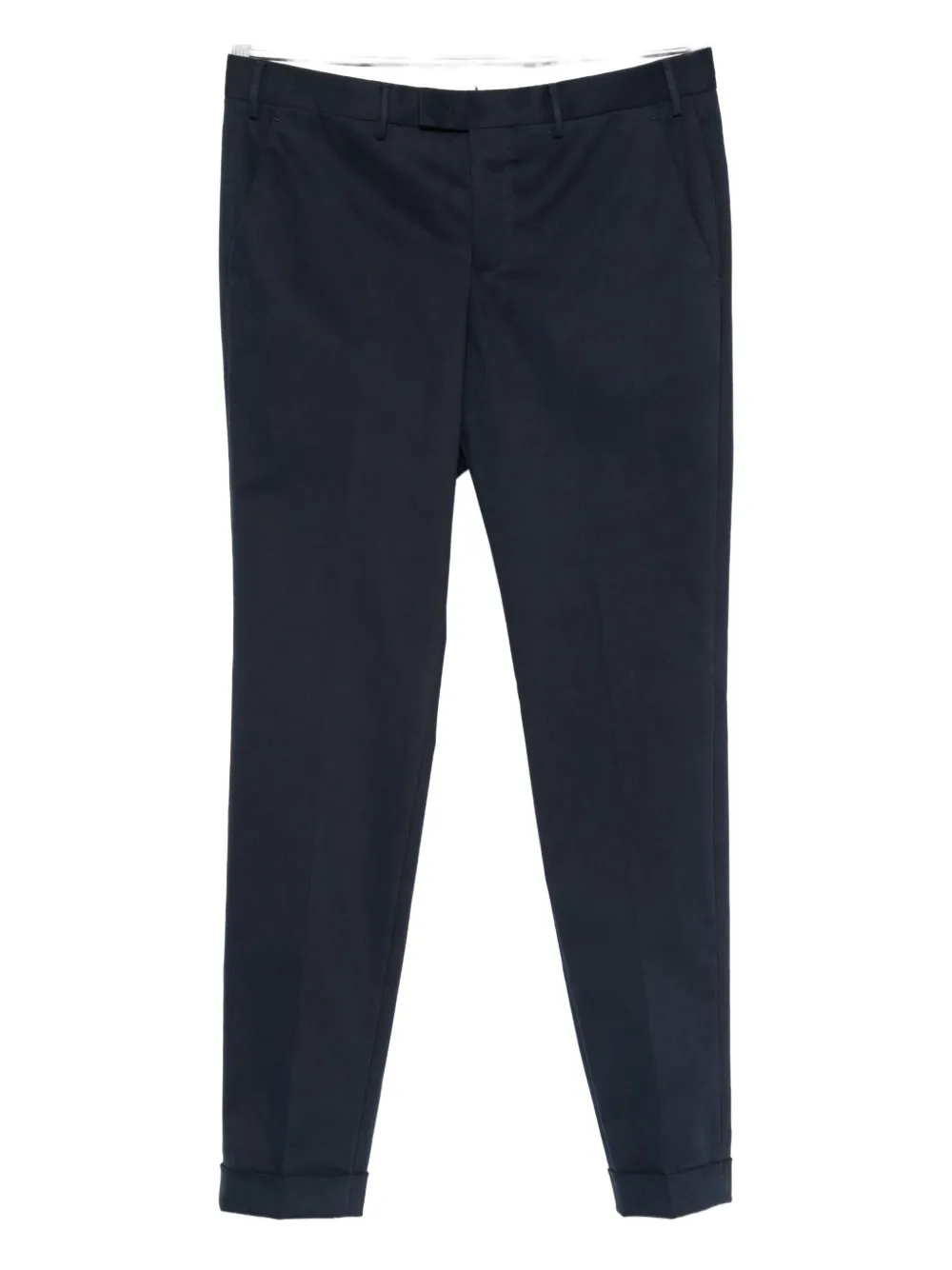 Pt Torino Pleated-cuffed Trousers In Blue