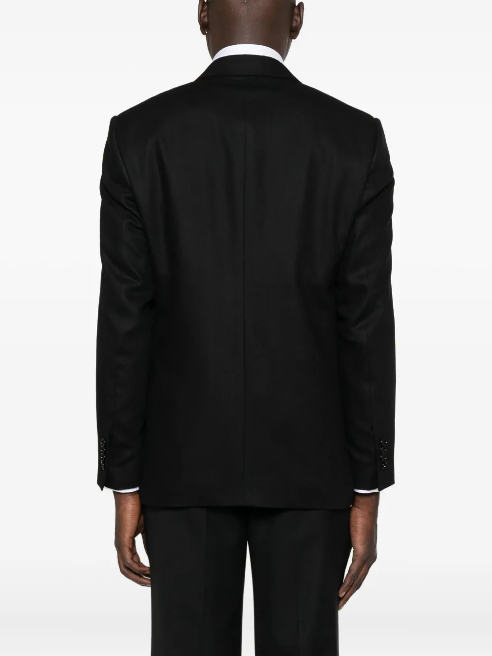 Lardini Double-breasted Blazer In Black