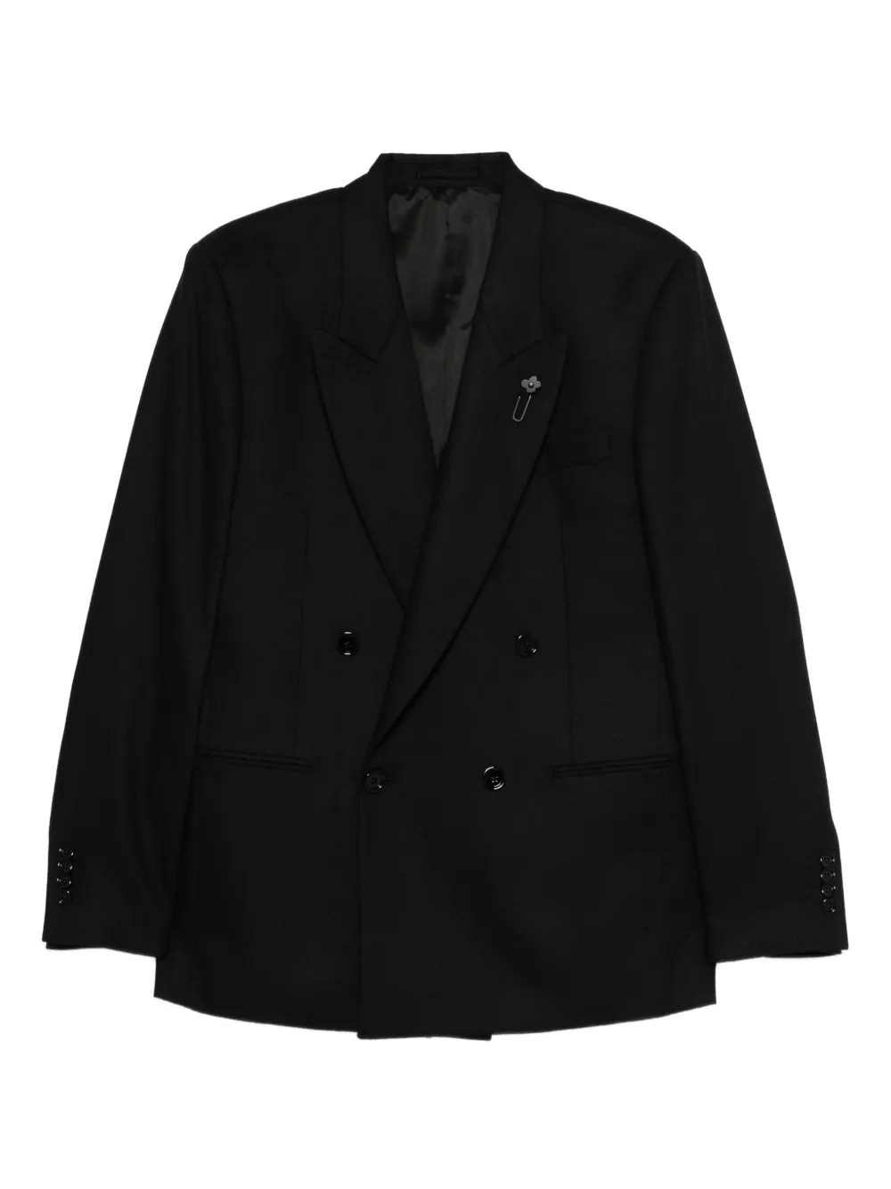 Lardini blazer con doble botonadura | negro | Image 1